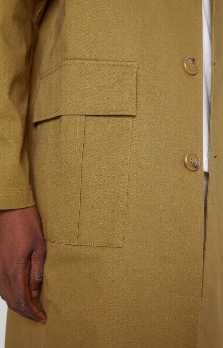 American Vintage Manteau Homme Pokaccia - CHAMEAU Manches Longues Marron - H20