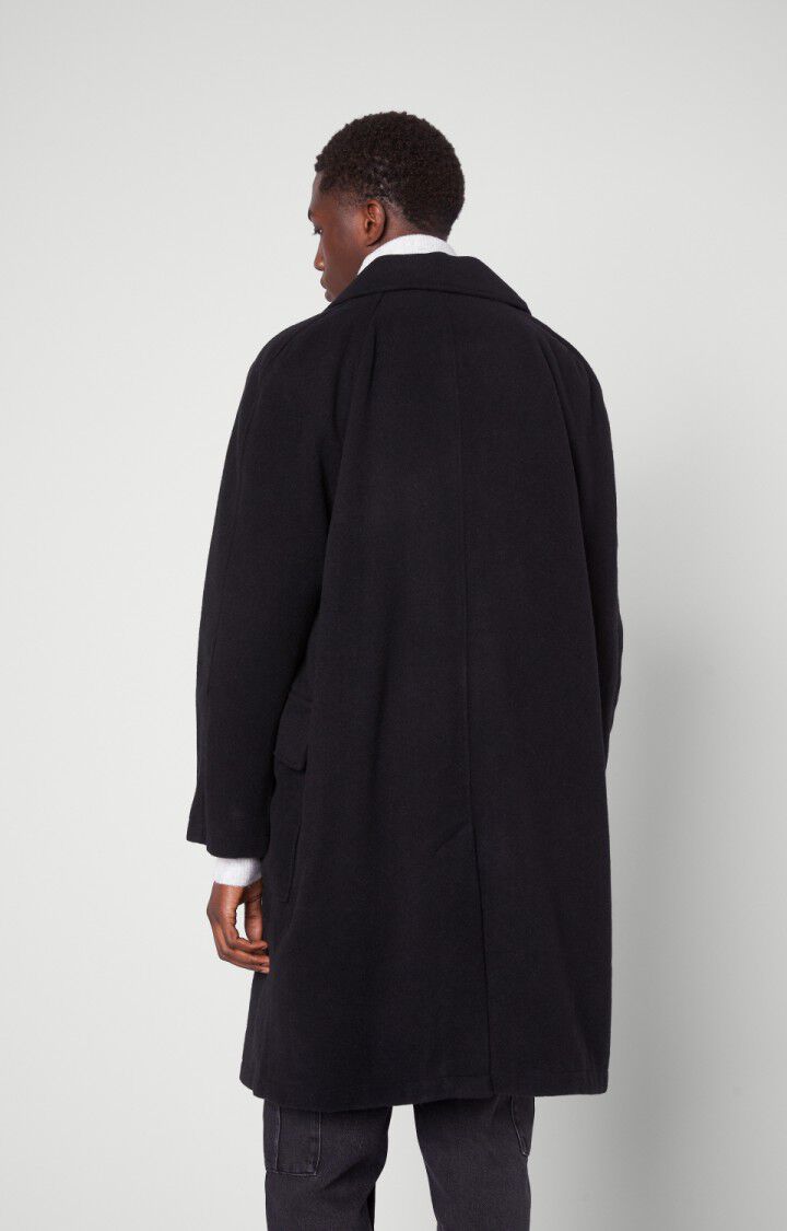 American Vintage Manteau Homme Rikita - NOIR Manches Longues Noir - H21