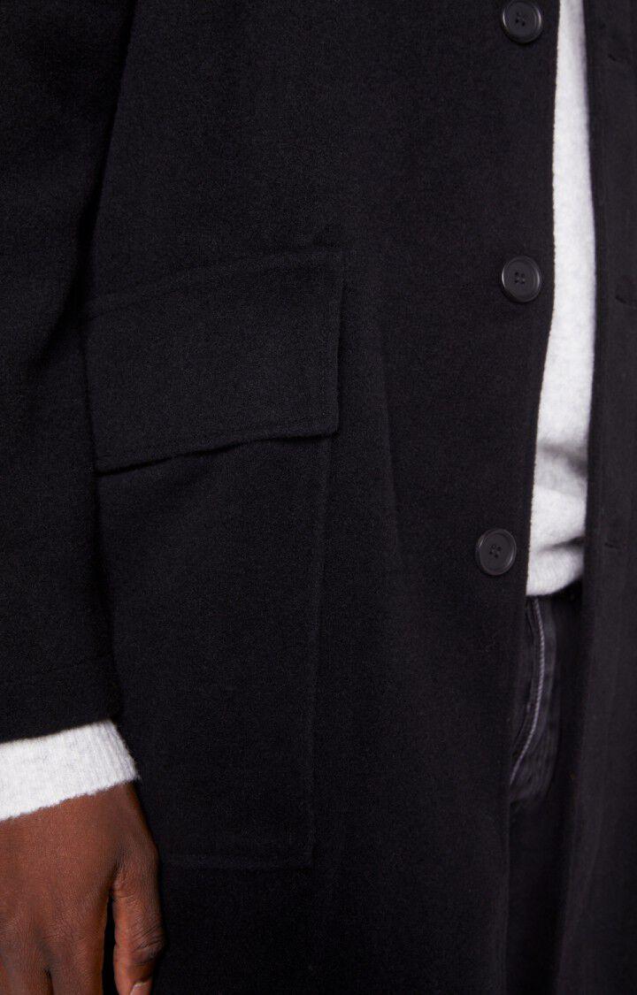 American Vintage Manteau Homme Rikita - NOIR Manches Longues Noir - H21