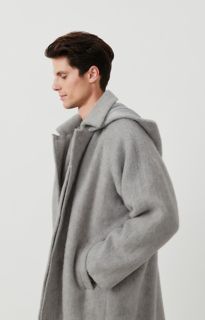 American Vintage Manteau Homme Roly - NUAGE CHINE 79 Manches Longues Gris - H23