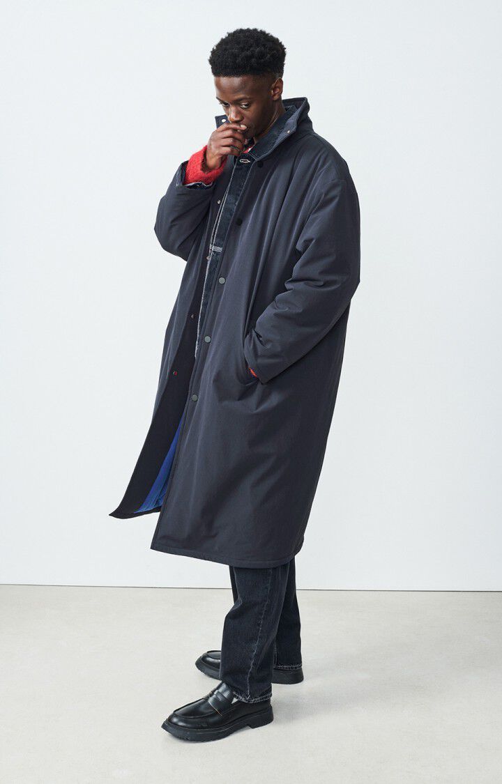 American Vintage Manteau Homme Rovbow - NAVY Manches Longues Bleu - E25