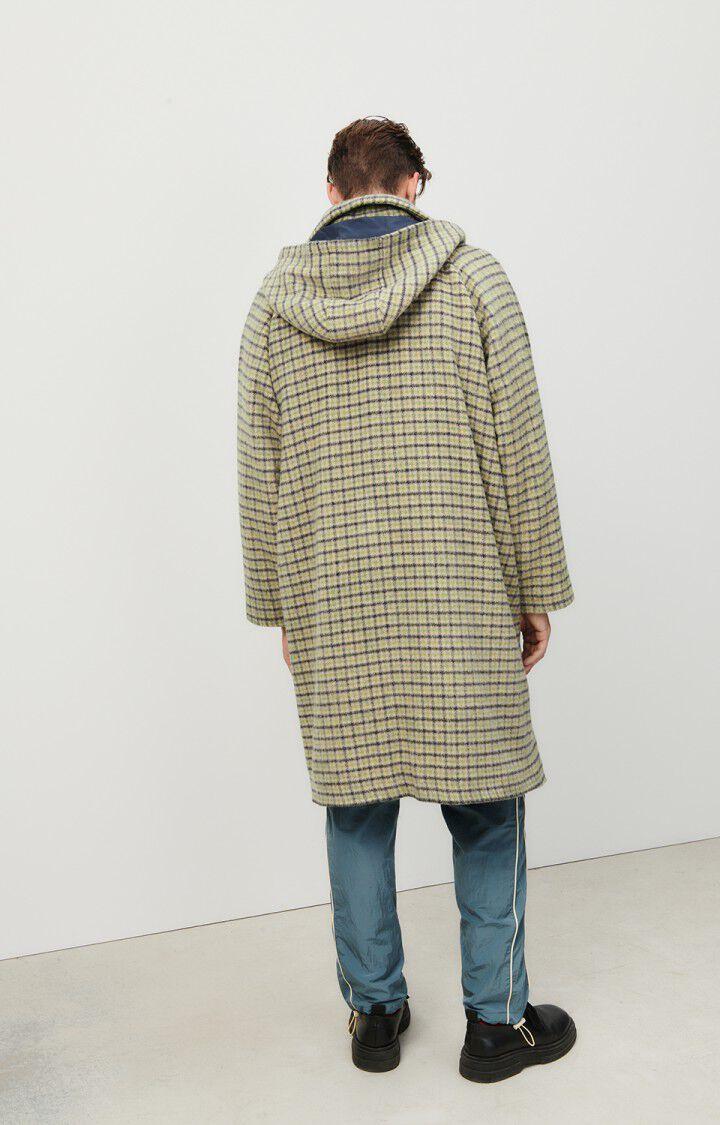 American Vintage Manteau Homme Wabistreet - CARREAUX CONIFERE 79 Manches Longues Vert - H23