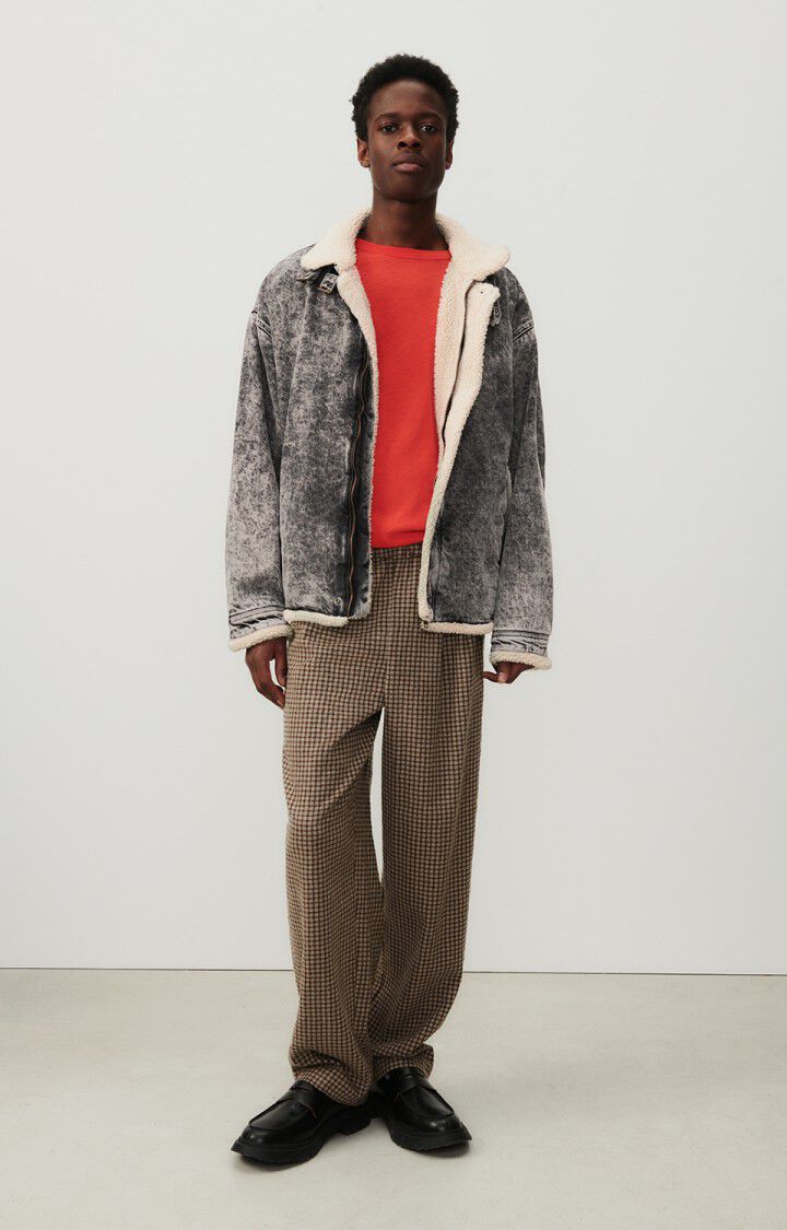 American Vintage Manteau Homme Yopday - SNOW BLACK 61 Manches Longues Gris - E24