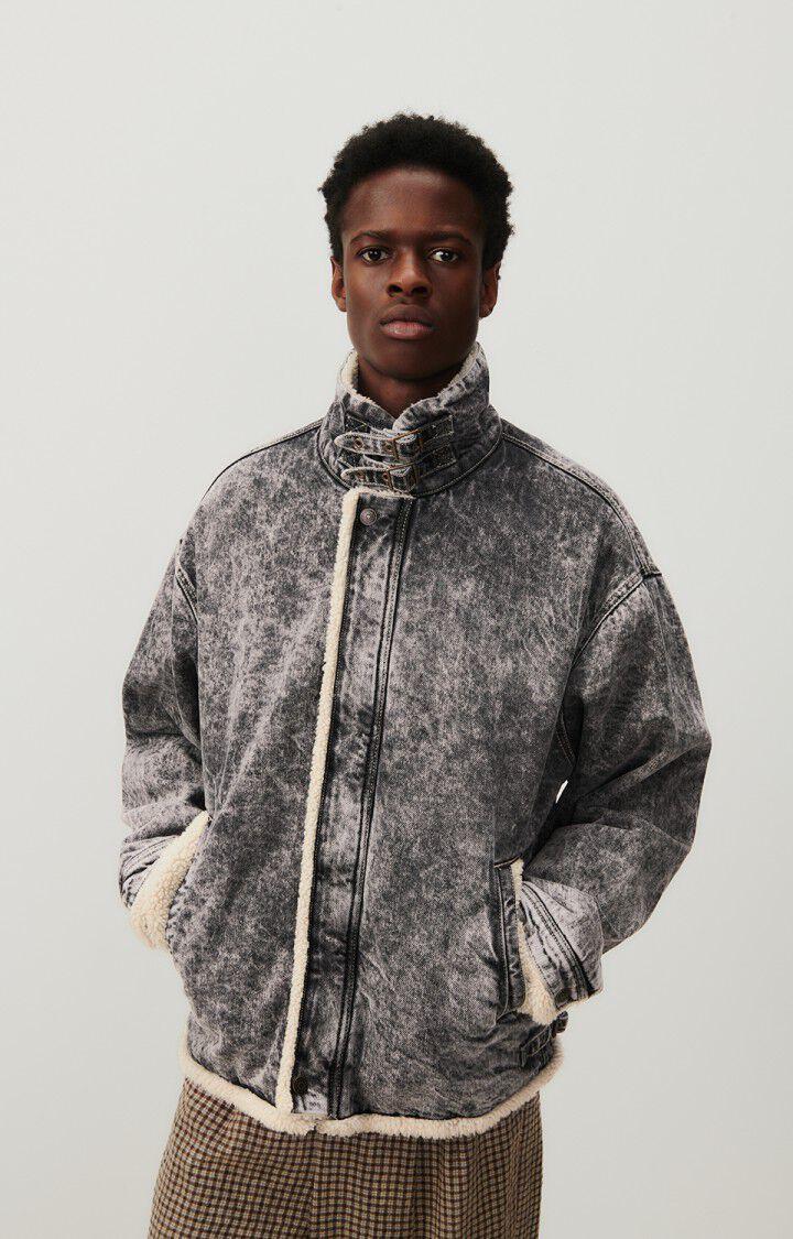 american vintage Manteau homme Yopday - SNOW BLACK 61 Manches longues Gris - E24