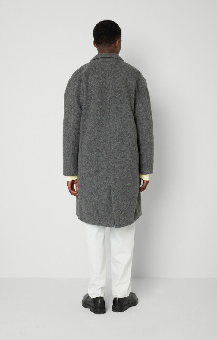 American Vintage Manteau Homme Zefir - GRIS CHINE Manches Longues Gris - H21