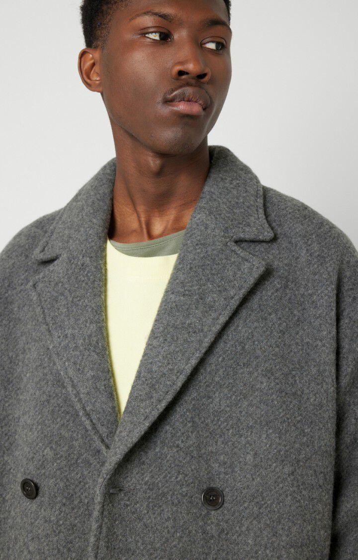 American Vintage Manteau Homme Zefir - GRIS CHINE Manches Longues Gris - H21