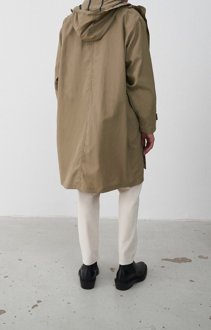 American Vintage Manteau Homme Zitoun - LATTE Manches Longues Marron - E22