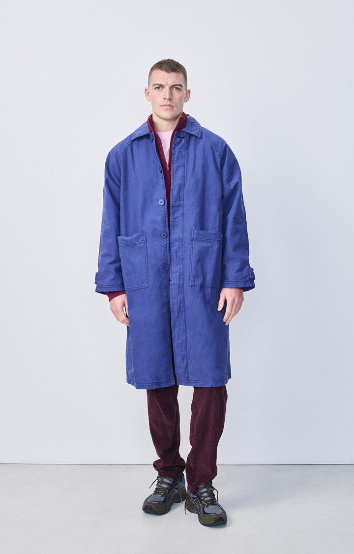 American Vintage Manteau Mixte Otyburg - INDIGO VINTAGE Manches Longues Bleu - E22