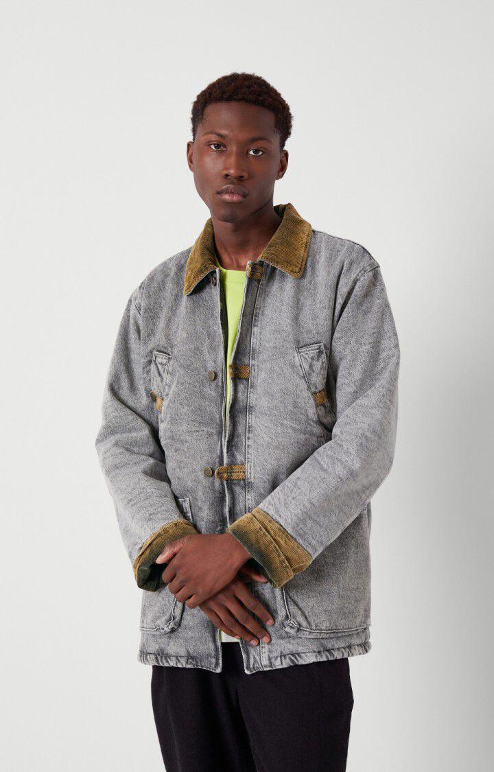 American Vintage Manteau Mixte Tizanie - BLEACHED GREY Manches Longues Gris - H20