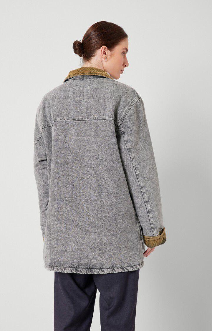 American Vintage Manteau Mixte Tizanie - BLEACHED GREY Manches Longues Gris - H20