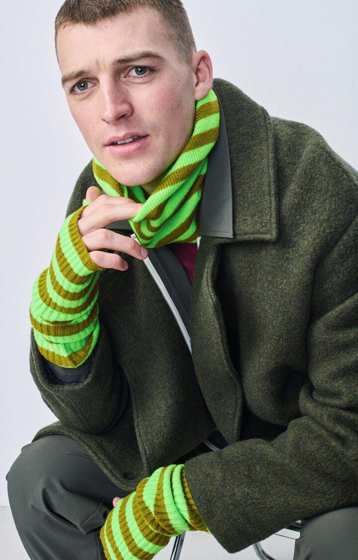 American Vintage Mitaines Raxow - VERT FLUO RAYE CAMELEON CHINE Vert - H24