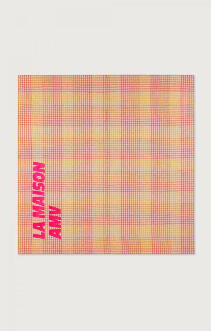 american vintage Nappe Revack - CARREAUX SUNSET Blanc - E23