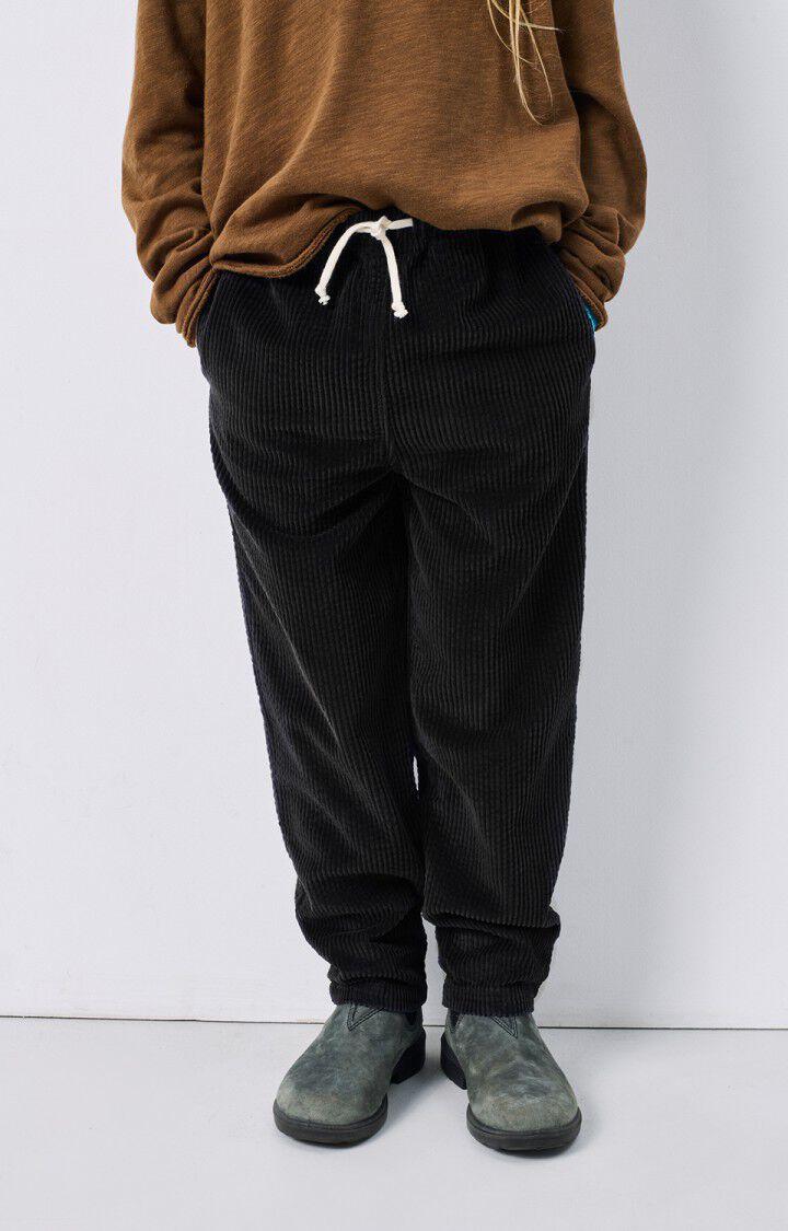 American Vintage Pantalon Enfant Padow - CARBONE VINTAGE Noir - E25