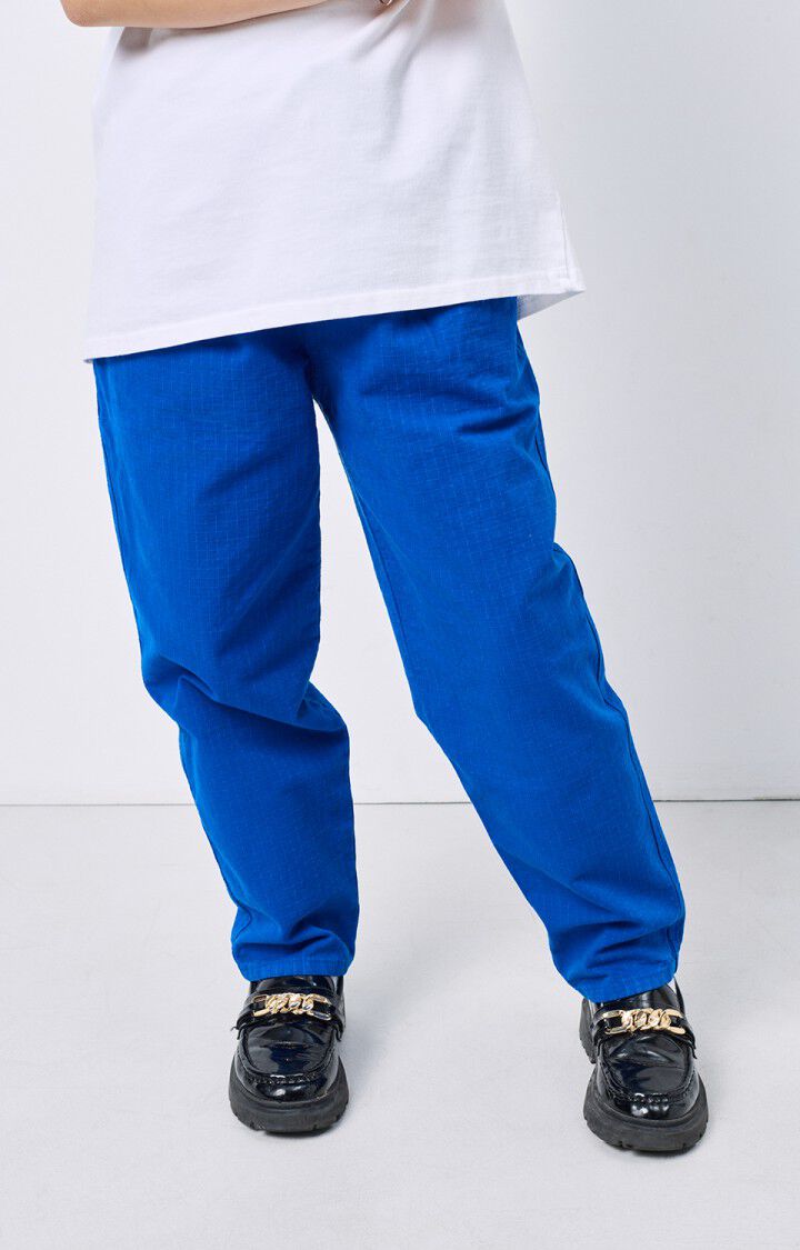 american vintage Pantalon enfant Rygybay - BLEU DE PRUSSE Bleu - E25