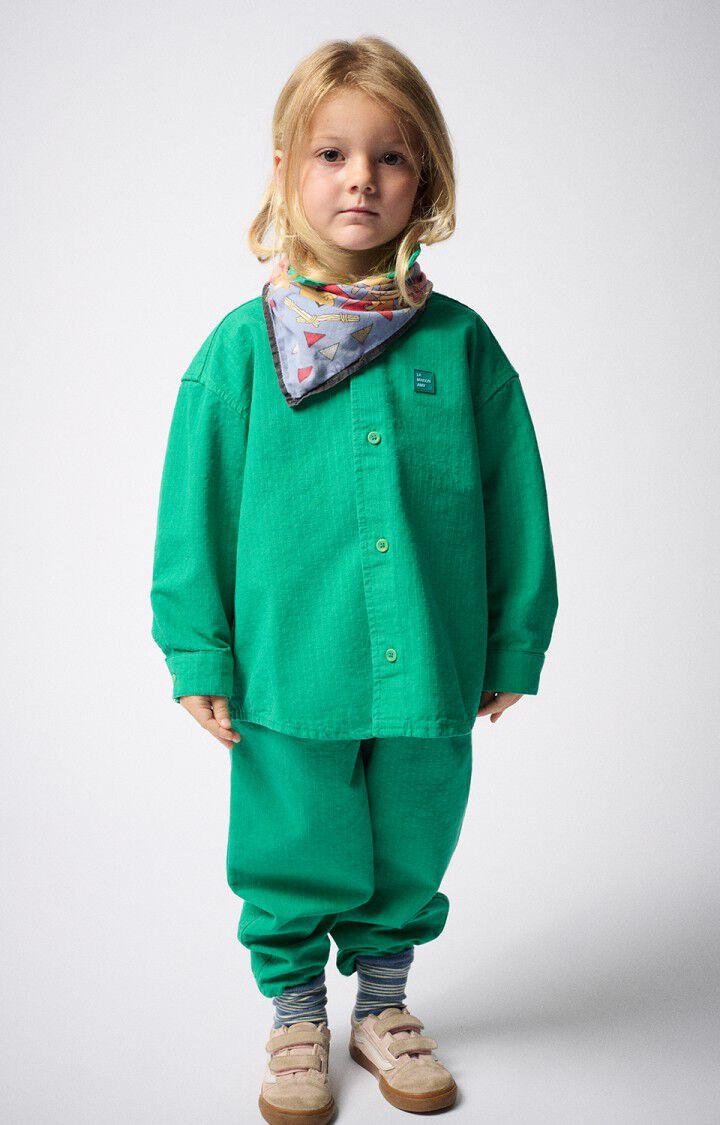 american vintage Pantalon enfant Rygybay - EMERAUDE Vert - E25