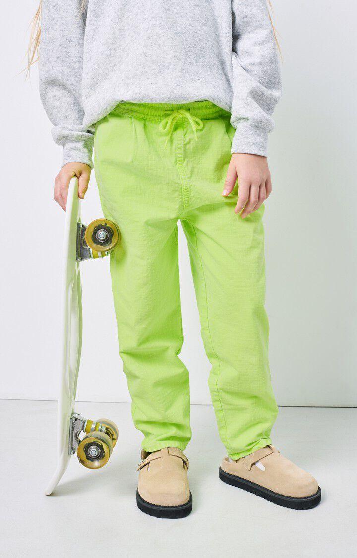 american vintage Pantalon enfant Rygybay - JAUNE FLUO Jaune - H24