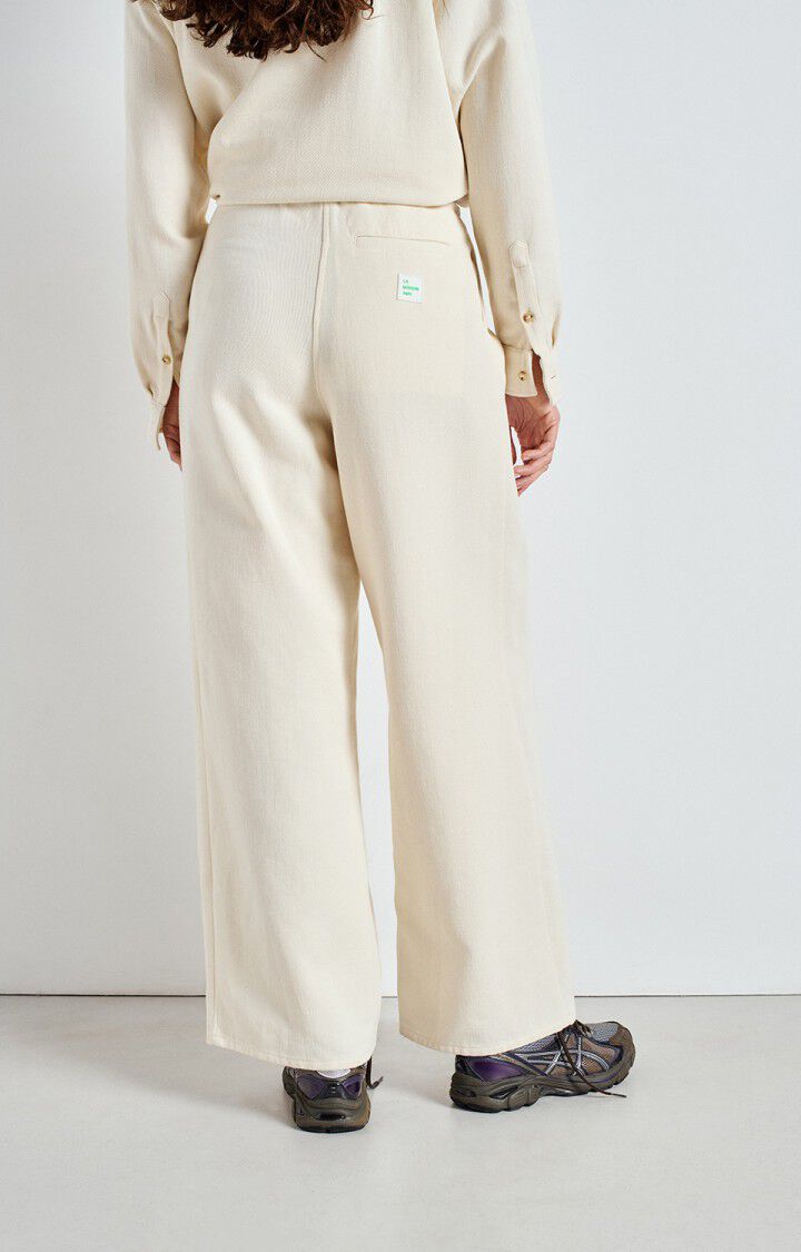 American Vintage Pantalon Femme Afaz - ECRU Beige - E25