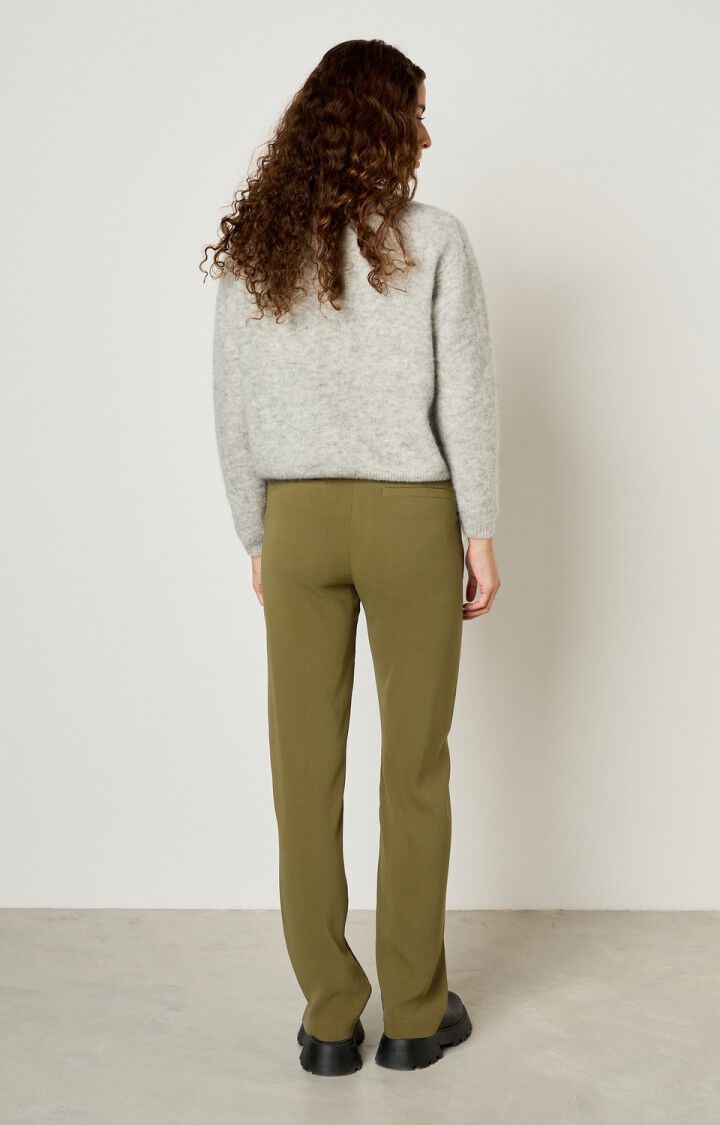 American Vintage Pantalon Femme Babarum - OLIVIER VINTAGE Vert - E20