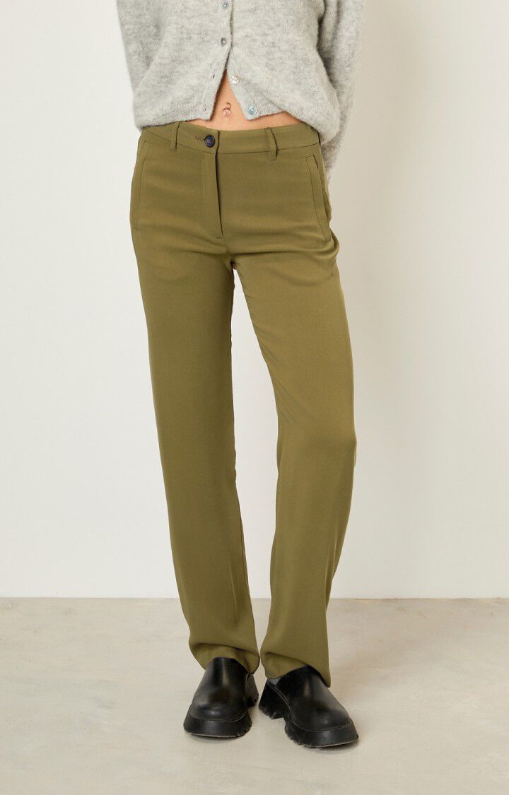 american vintage Pantalon femme Babarum - OLIVIER VINTAGE Vert - E20