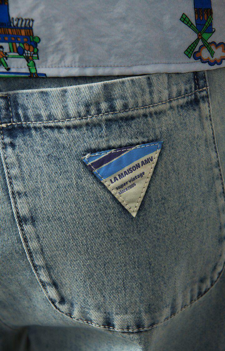 American Vintage Pantalon Femme Besobay - STONE DIRTY Bleu - E24