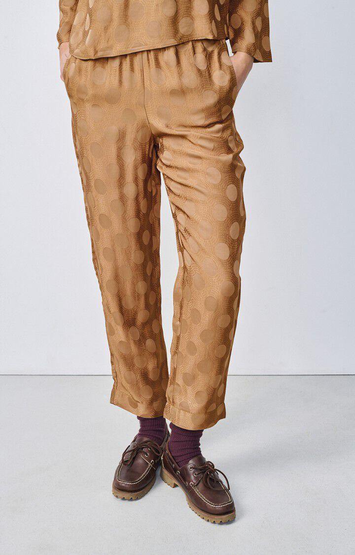 american vintage Pantalon femme Bukbay - BELETTE Marron - H22