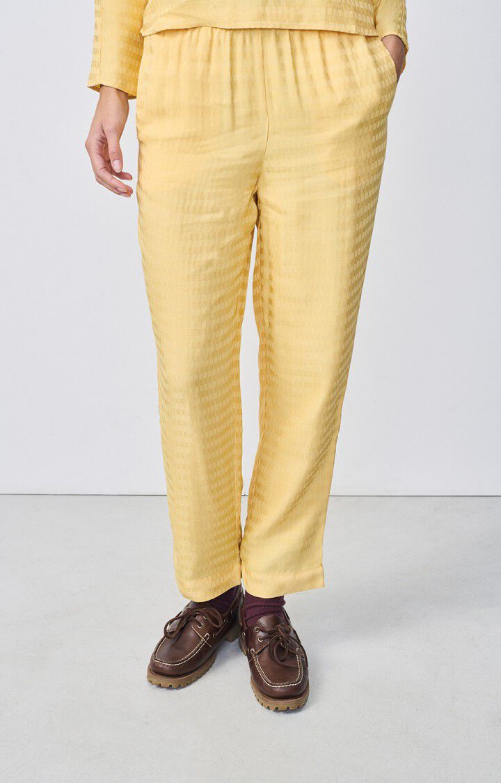 american vintage Pantalon femme Bukbay - DESERT Jaune - H22