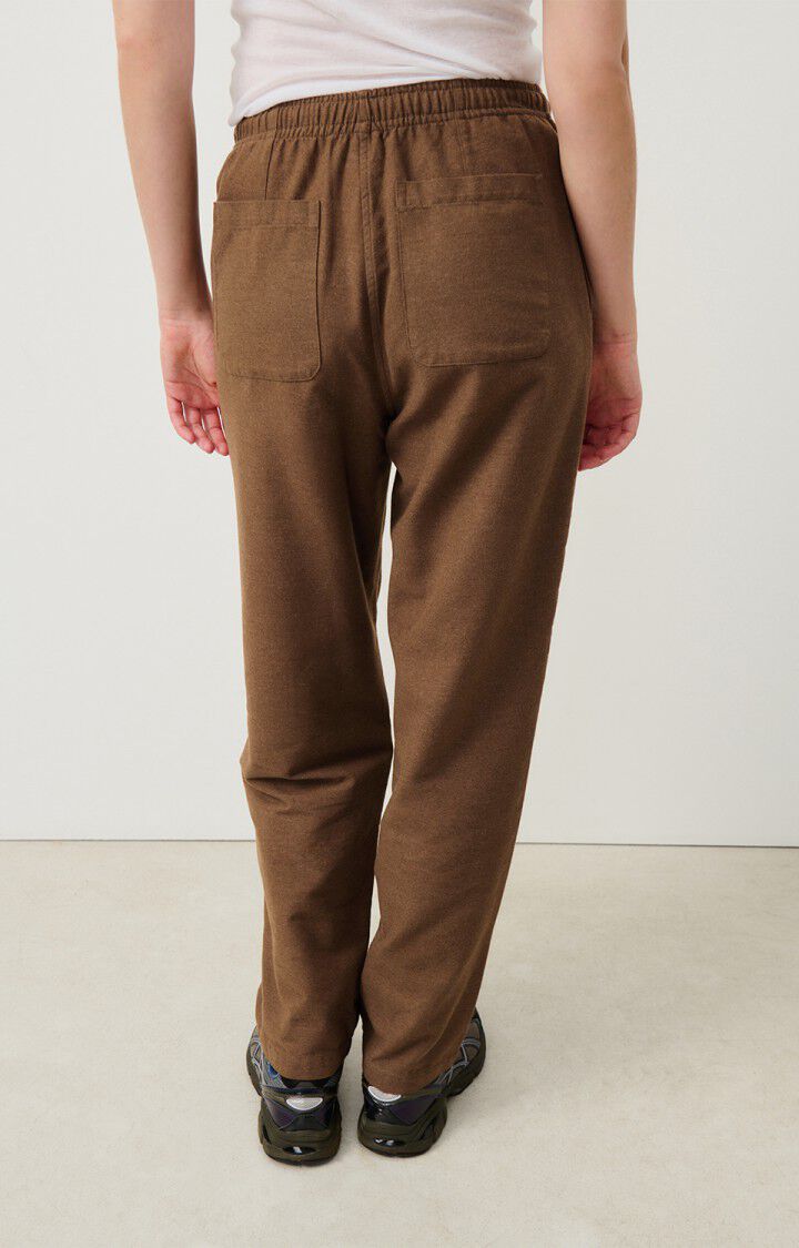 American Vintage Pantalon Femme Dakota - MARRON GLACE CHINE Marron - H24