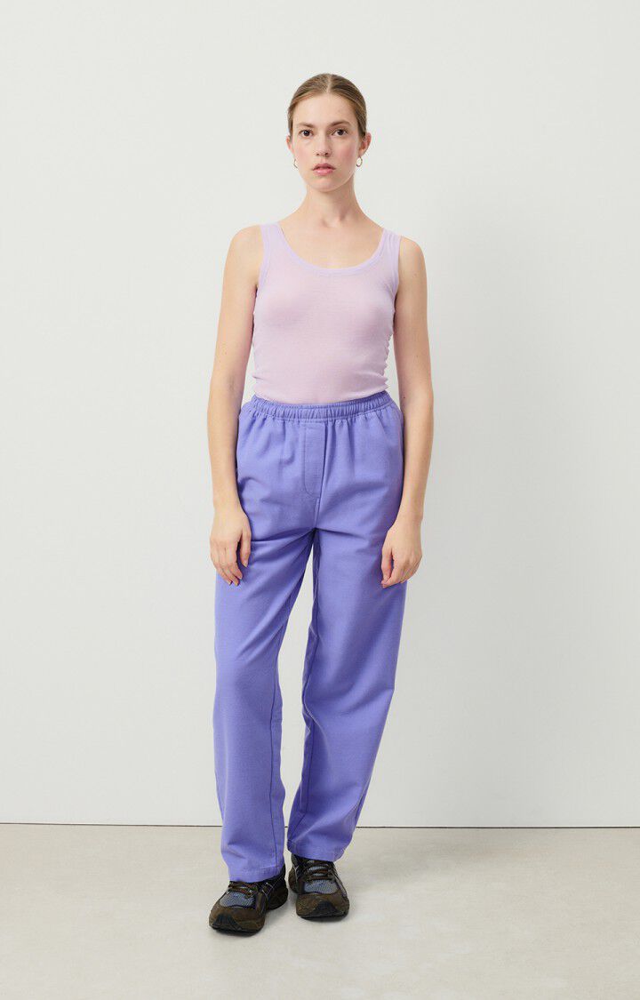 American Vintage Pantalon Femme Dakota - PROVENCE CHINE Violet - H24