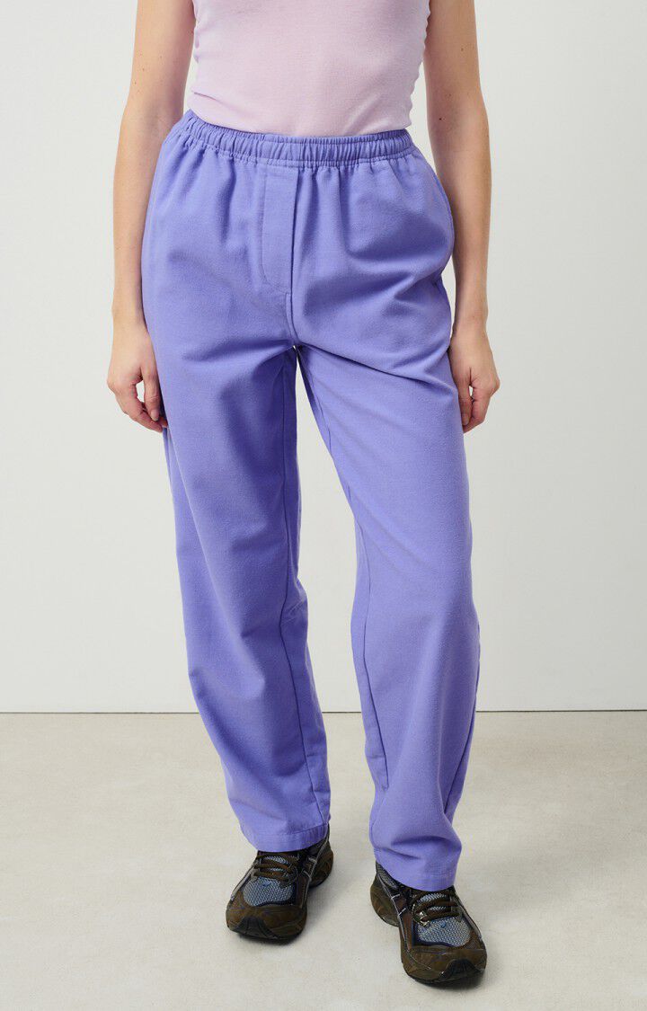 american vintage Pantalon femme Dakota - PROVENCE CHINE Violet - H24