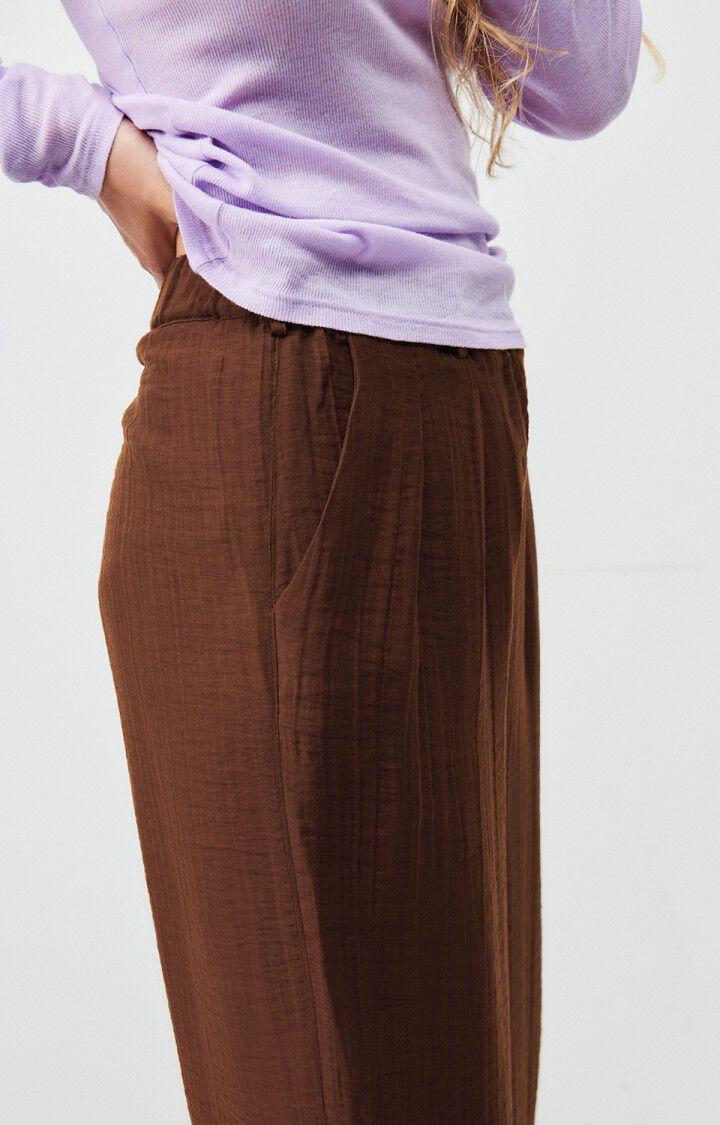 American Vintage Pantalon Femme Detown - BROWNIE Marron - H24
