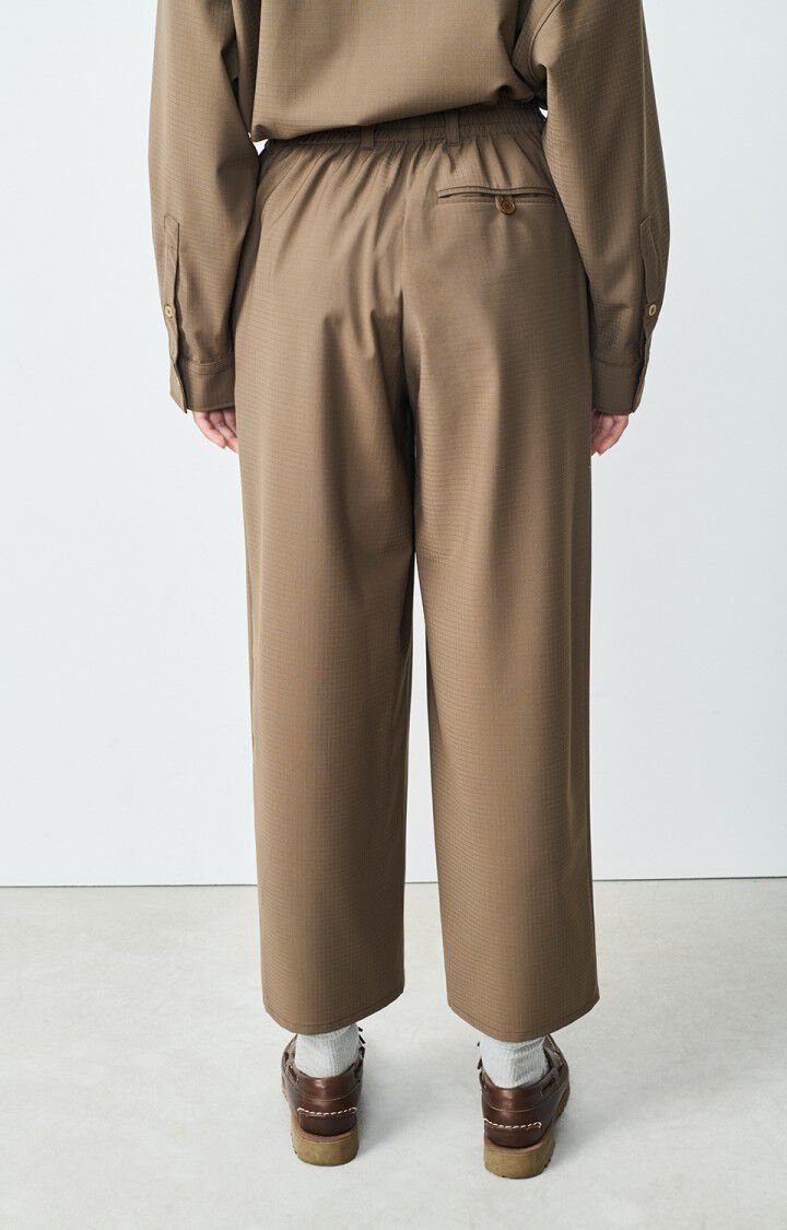 American Vintage Pantalon Femme Doacity - ARTICHAUT Marron - H24
