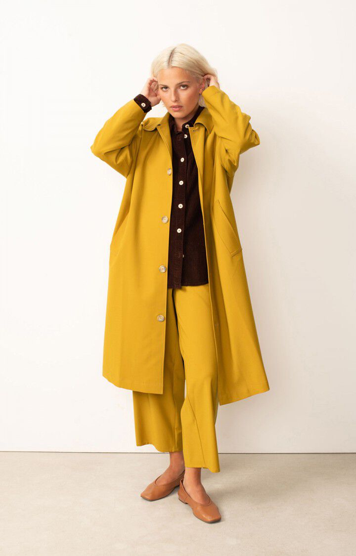 American Vintage Pantalon Femme Doacity - CUMIN Jaune - H24