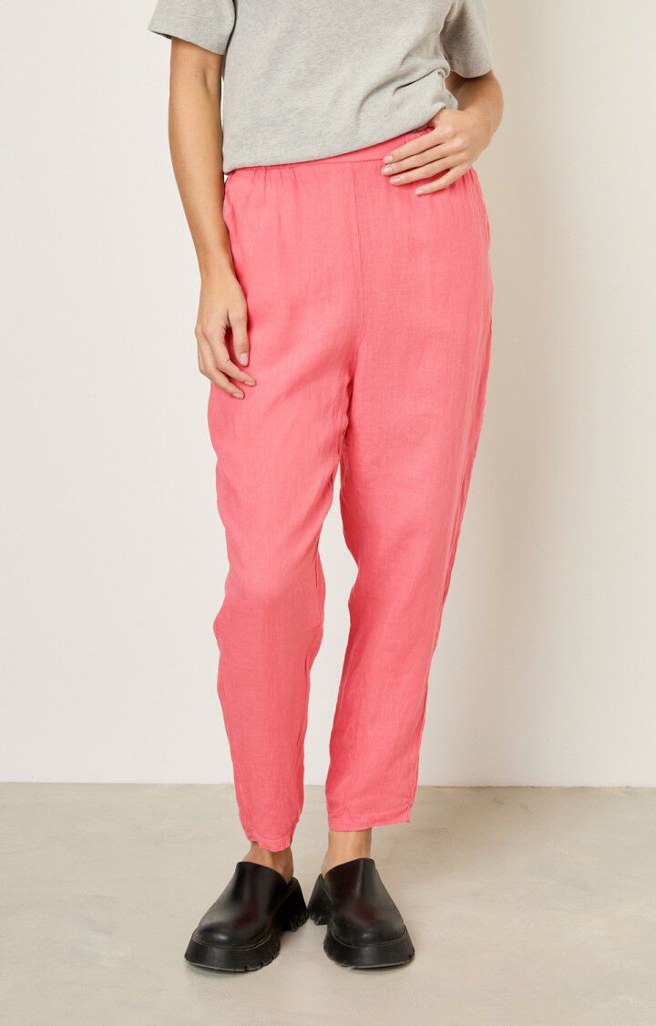 american vintage Pantalon femme Ficobay - ORCHIDEE Rose - E18