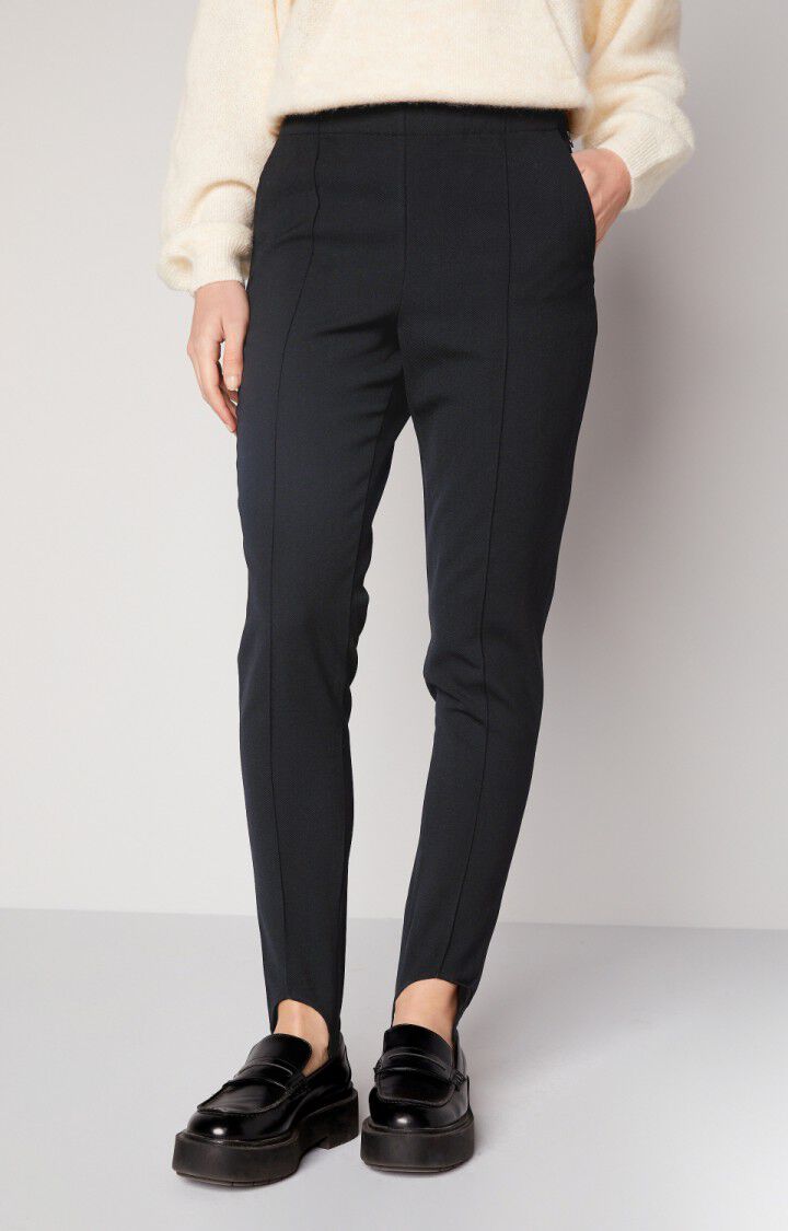 american vintage Pantalon femme Firtown - NOIR Noir - E21