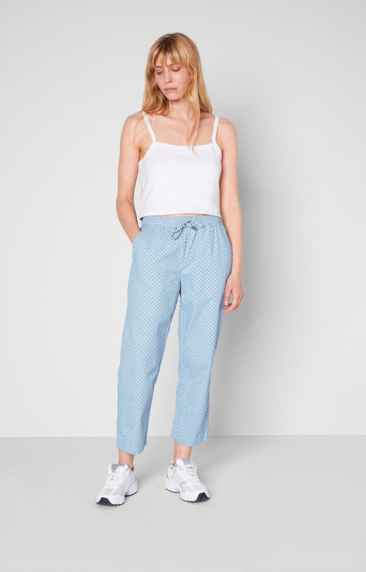 American Vintage Pantalon Femme Giony - BERTHE Bleu - E20