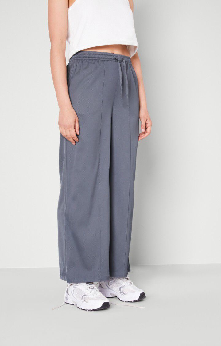 american vintage Pantalon femme Icoday - TEMPETE Gris - E20