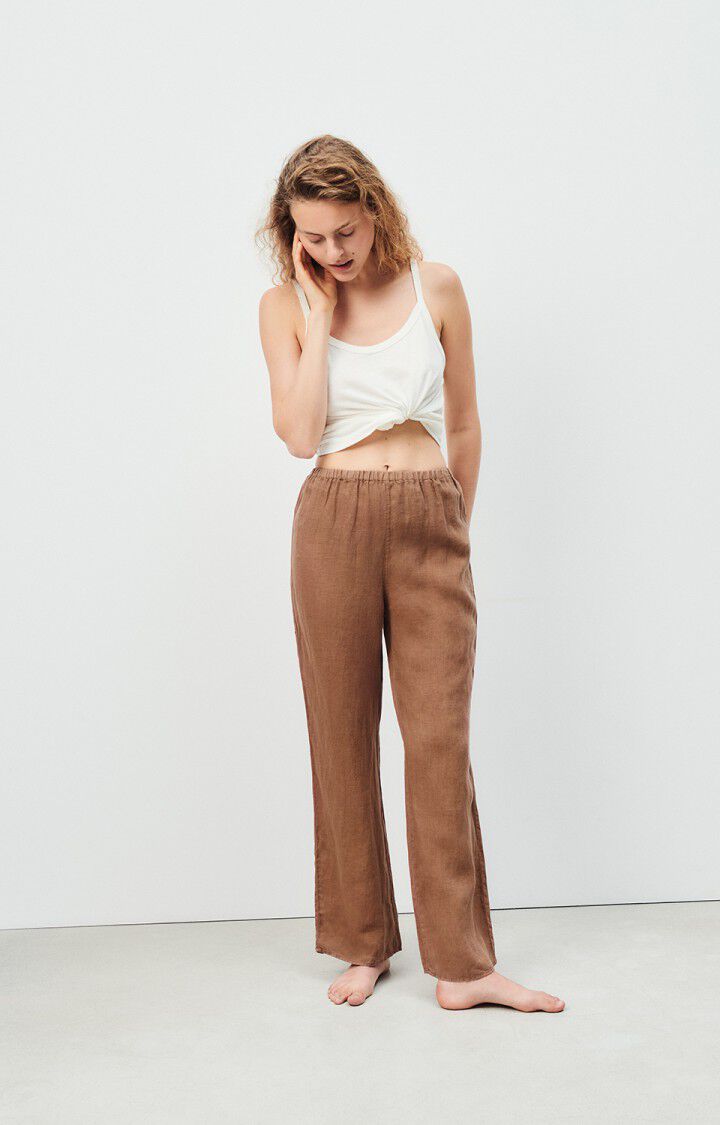 American Vintage Pantalon Femme Ivybo - CACAO Marron - E24