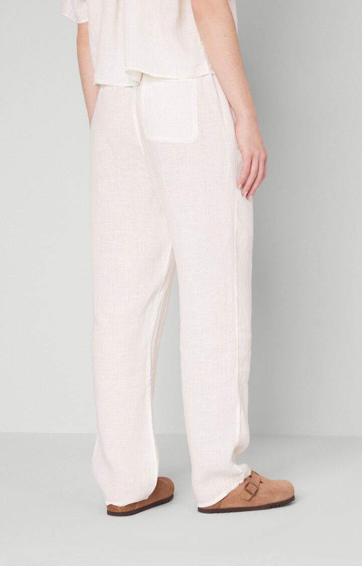 American Vintage Pantalon Femme Ivybo - ECRU Beige - E22