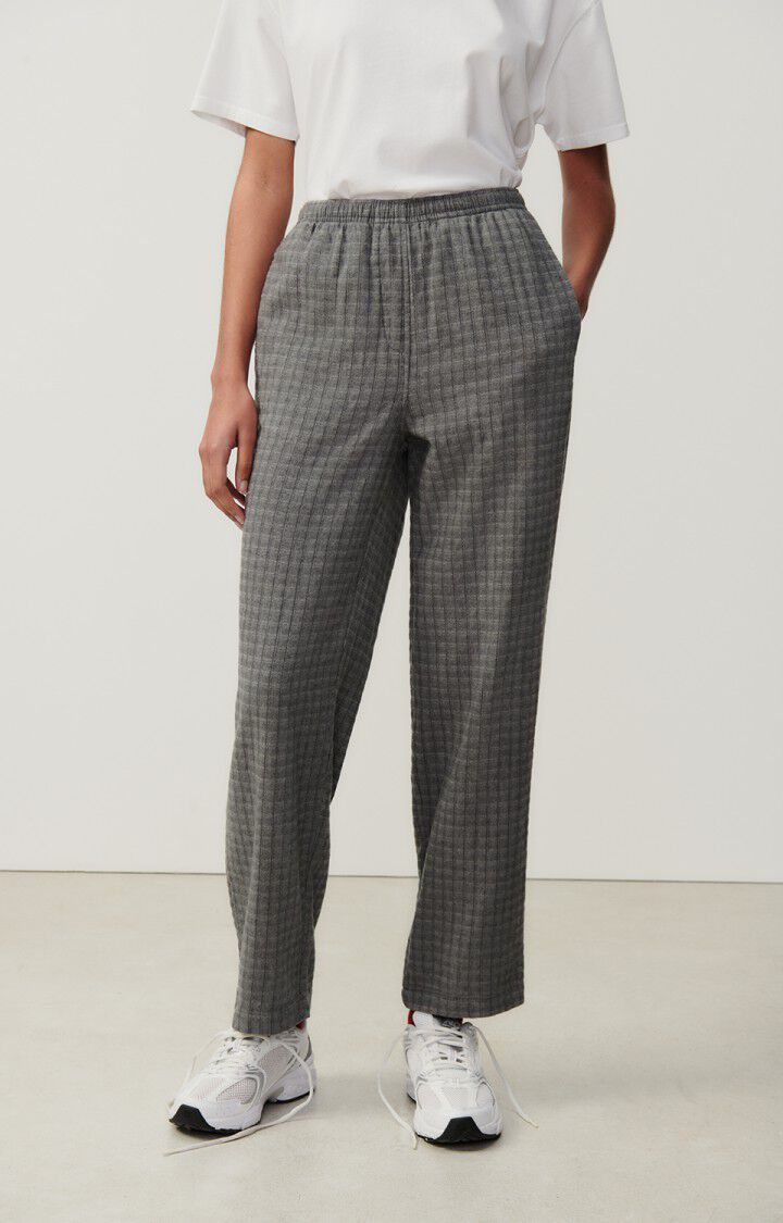 american vintage Pantalon femme Jofty - GRAVIER CHINE Gris - H23