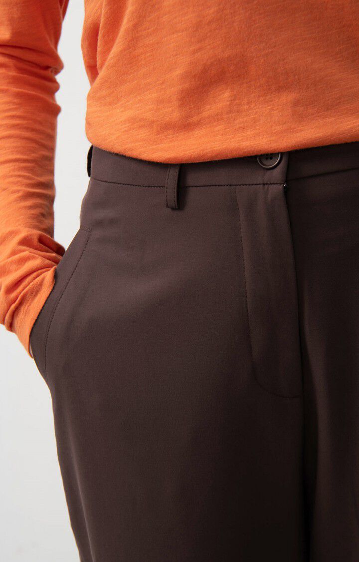 American Vintage Pantalon Femme Kabird - CACAO Marron - H24