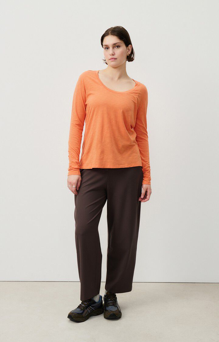 American Vintage Pantalon Femme Kabird - CACAO Marron - H24