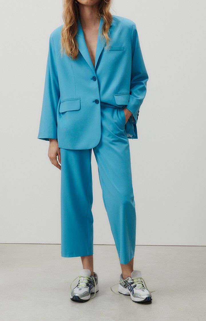 American Vintage Pantalon Femme Kabird - CURACAO Bleu - E23