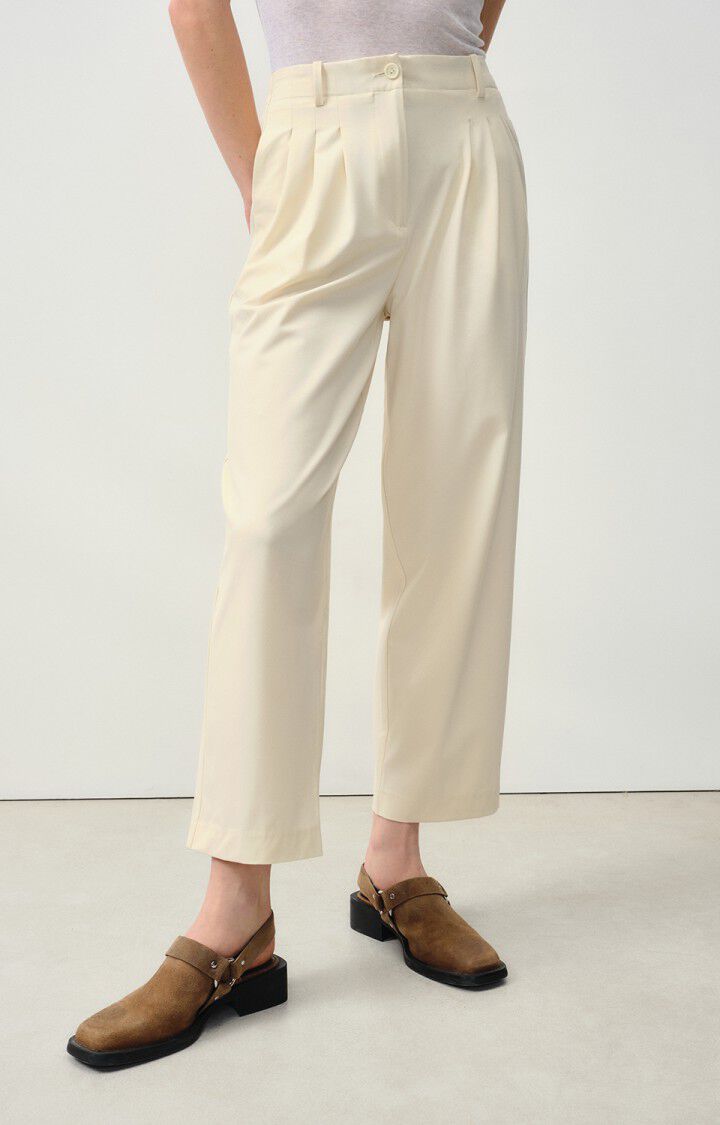 american vintage Pantalon femme Kabird - ECRU Beige - E24