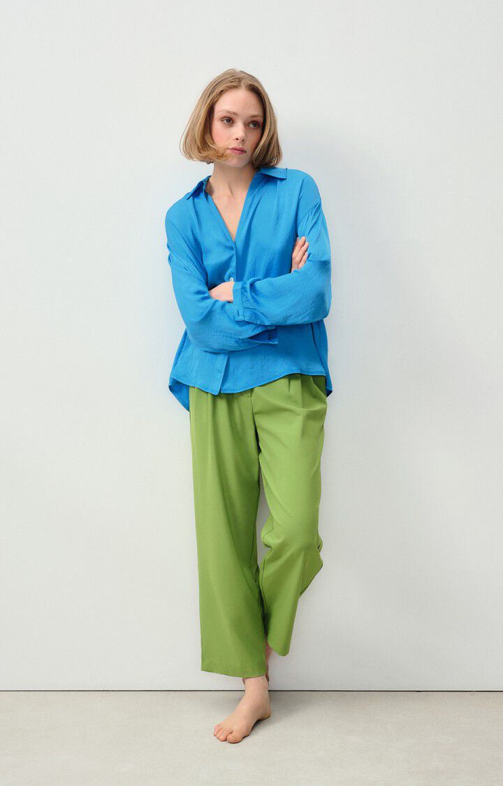American Vintage Pantalon Femme Kabird - LEZARD Vert - E24
