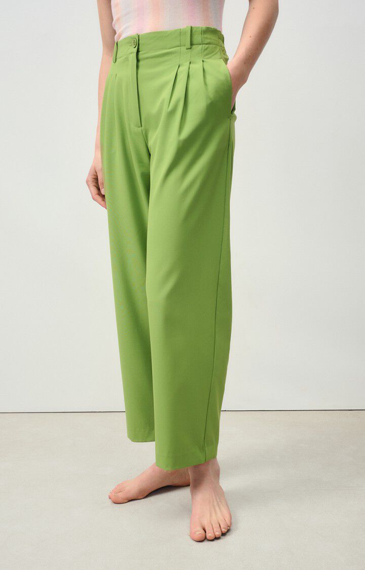 american vintage Pantalon femme Kabird - LEZARD Vert - E24