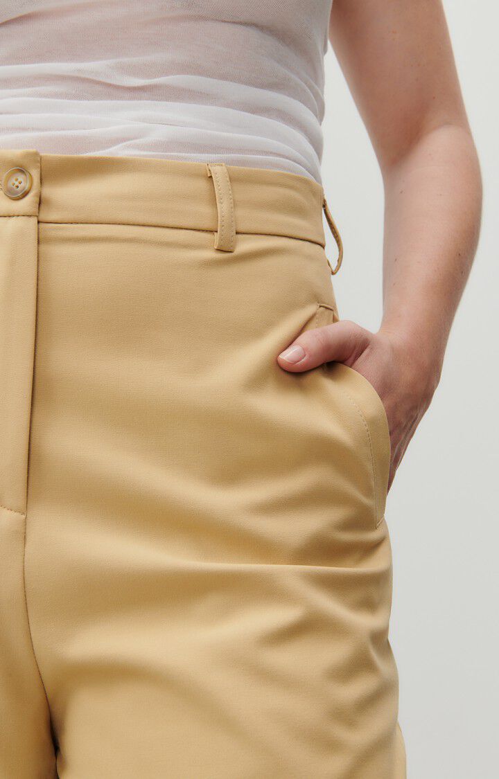 American Vintage Pantalon Femme Kabird - POIS CHICHE Beige - E24