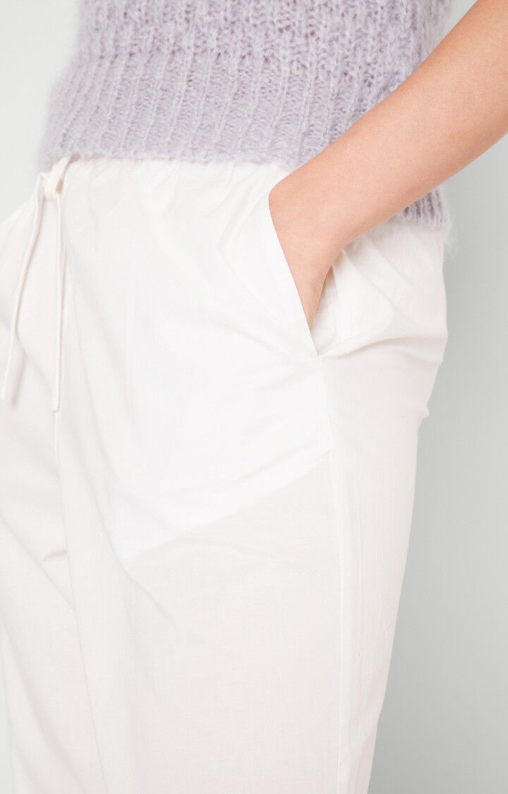 American Vintage Pantalon Femme Krimcity - BLANC Blanc - H21