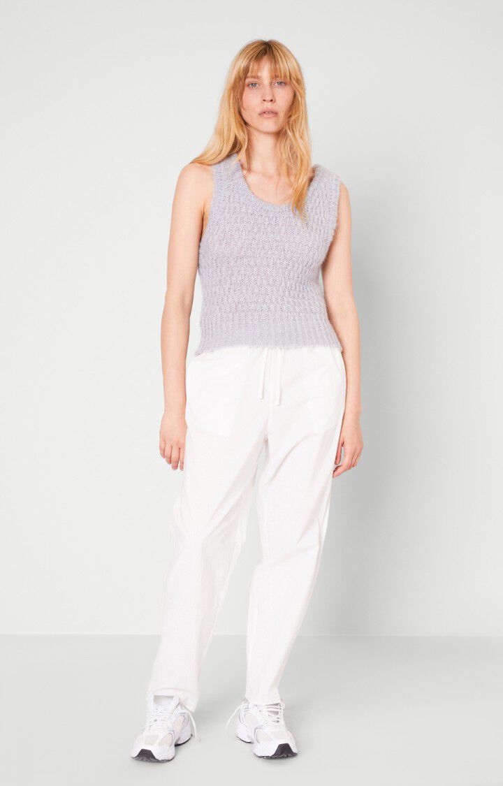 American Vintage Pantalon Femme Krimcity - BLANC Blanc - H21