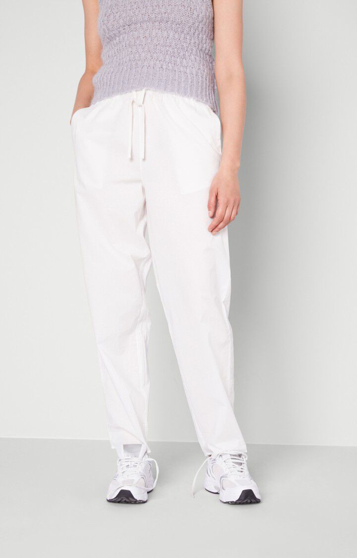 american vintage Pantalon femme Krimcity - BLANC Blanc - H21