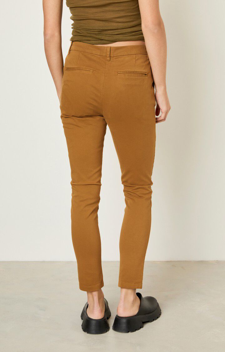 American Vintage Pantalon Femme Ledlight - NOISETTINE Beige - H18